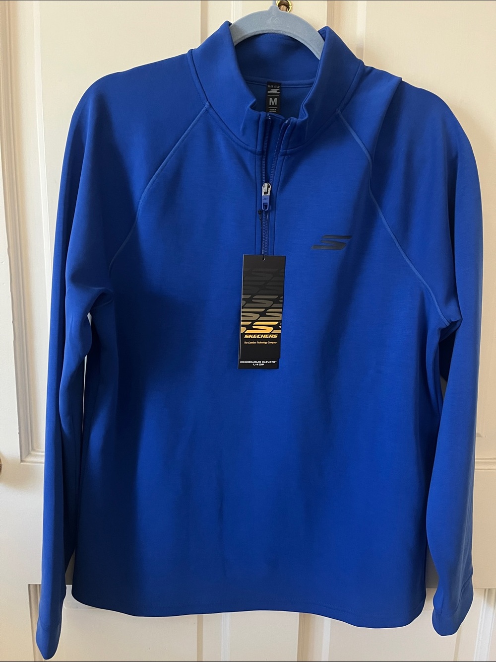 Skechers Men’s Royal Blue Half-Zip Performance Jacket